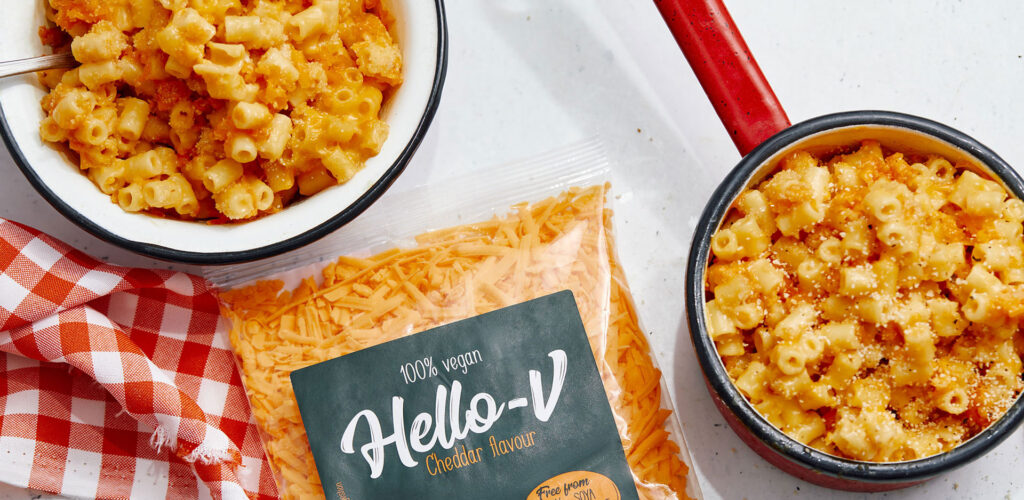 Mac & Cheese with Hello-V Cheddar flavour